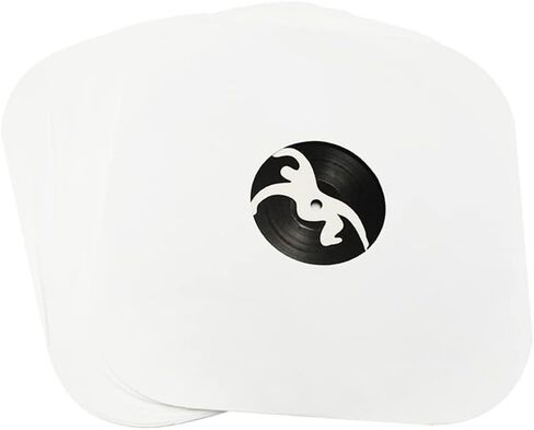 7″ EP Record Inner Sleeves, 100g White Kraft Paper Protection Covers, 20Pcs | Anti-Static Paper Vinyl Record Sleeves for 7'' 45rpm Record in Kuwait
