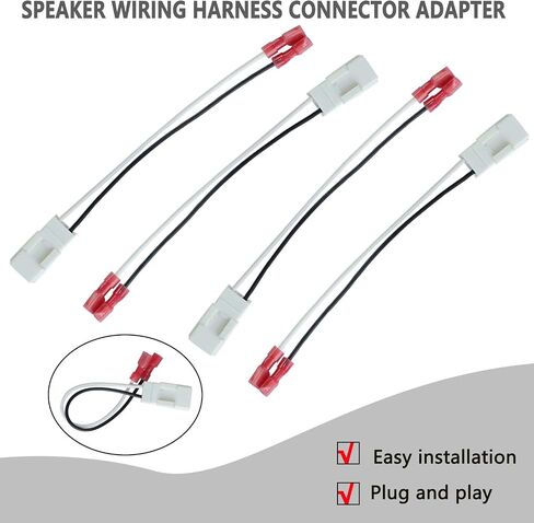 4 Pack Speaker Harness 72-4568 - Door Speaker Replacement in Kuwait