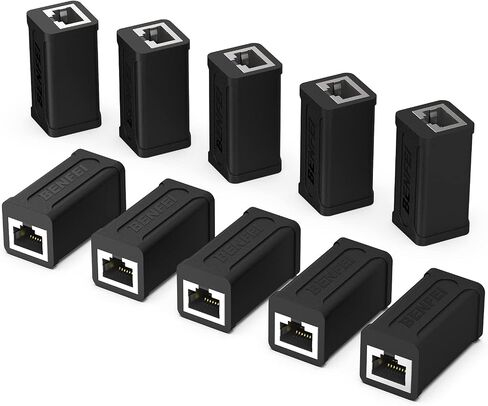 BENFEI RJ45 Inline Coupler, 5 Pack Cat7 Cat6 Cat5e Ethernet Coupler Female to Female in Kuwait