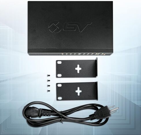 BV-Tech 18 Ports Long Range PoE+ Switch (16 PoE+ Ports | 2 Gigabit Ethernet uplink) - 19" Rackmount - 135W - 802.3af/at -Desktop Design for Easy Set Up in Kuwait