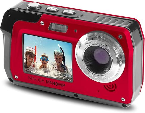 Minolta 48 MP Dual Screen Waterproof Digital Camera MN40WP in Saudi Arabia