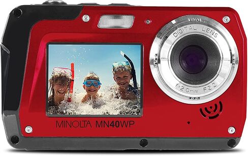 Minolta 48 MP Dual Screen Waterproof Digital Camera MN40WP in Saudi Arabia