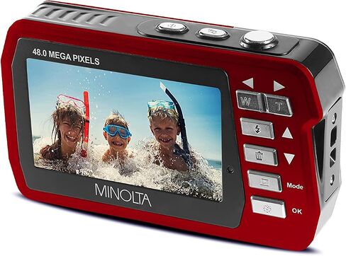 Minolta 48 MP Dual Screen Waterproof Digital Camera MN40WP in Saudi Arabia