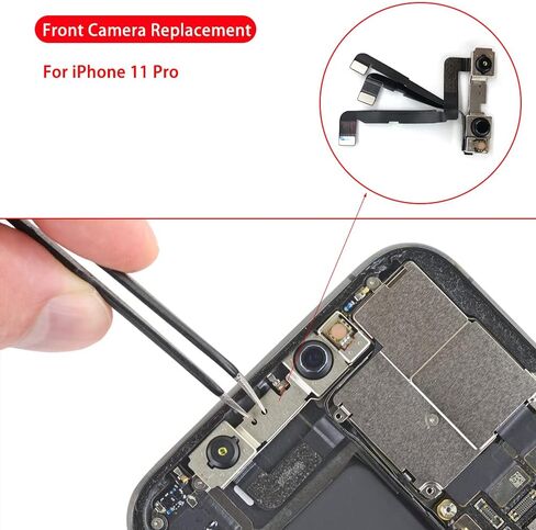 وحدة الكاميرا الأمامية MEEFIX مع جزء بديل لكابل موصل مرن لهاتف iPhone 11 Pro Max in Kuwait