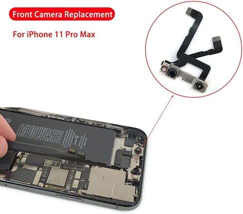 وحدة الكاميرا الأمامية MEEFIX مع جزء بديل لكابل موصل مرن لهاتف iPhone 11 Pro Max in Kuwait