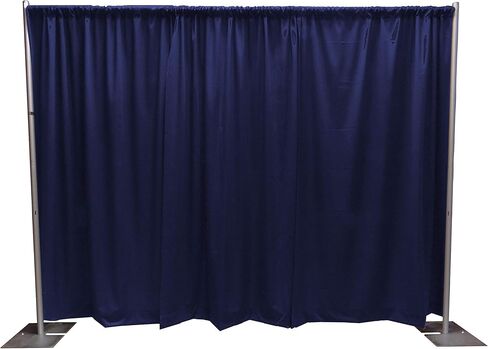 Premier Portable Pipe and Drape Backdrop Kit 8ft x 10ft (Black) in Saudi Arabia