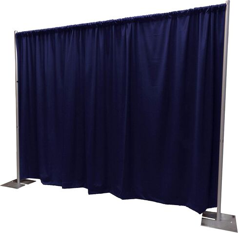 Premier Portable Pipe and Drape Backdrop Kit 8ft x 10ft (Black) in Saudi Arabia