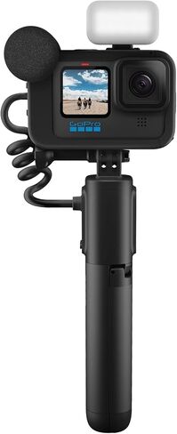 حزمة ملحقات GoPro HERO11 باللون الأسود - تتضمن بطارية إندورو إضافية (إجمالي 2)، والمعالج (مقبض اليد العائمة)، وحزام الرأس + مشبك سريع، وحقيبة حمل in Kuwait