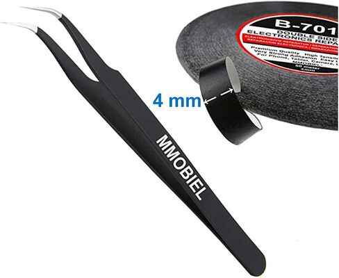 MMOBIEL Double Sided Adhesive Tape 1mm 50m Roll (164ft) Black Ultra Thin Mounting Tape for LCD Screen Repair, Smartphone Tablet Laptop Glass Fix in Kuwait