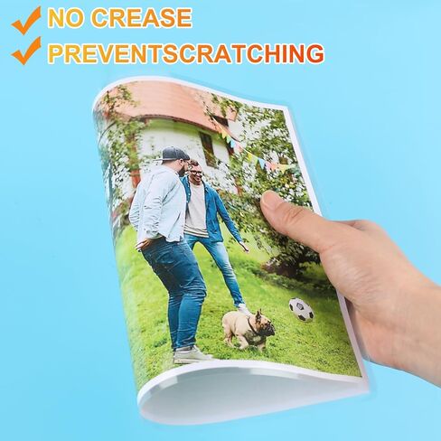 CAREGY Clear Thermal Laminating Plastic Paper Laminator Sheets - 9 x 11.5-Inch, 150-Pack, 3mil in Kuwait