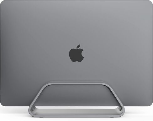 حامل/حامل مكتب كمبيوتر محمول عمودي من الألومنيوم من HumanCentric لأجهزة MacBook وMacBook Pro وMacBook Air ورمادي فلكي in Kuwait