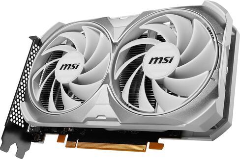 MSI Gaming GeForce RTX 4060 8GB GDRR6 128-Bit HDMI/DP Nvlink TORX Fan 4.0 Ada Lovelace Architecture Graphics Card (RTX 4060 Ventus 2X White 8G OC) in Saudi Arabia