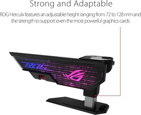 كابل ASUS ROG STRIX Riser PCI-E 3.0 x16 منفذ تمديد بطاقة موسع مرن عالي السرعة، محول 90 درجة (240 مم) in Kuwait
