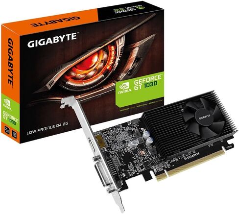 GIGABYTE GV-N1030D4-2GL GeForce GT 1030 Low Profile D4 2G Computer Graphics Card in Saudi Arabia