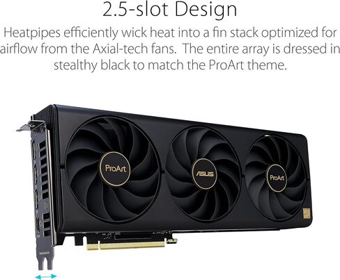 بطاقة رسومات ASUS ProArt GeForce RTX™ 4080 سعة 16 جيجابايت GDDR6X (PCIe 4.0، 16 جيجابايت GDDR6X، DLSS 3، HDMI 2.1a، DisplayPort 1.4a) in Kuwait