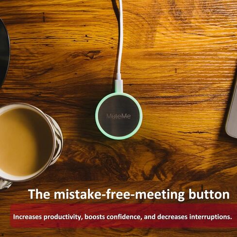 MuteMe - Illuminated Capacitive Touch Mute Button for Zoom, Teams, Google Meet & More (As Seen on Shark Tank)! Free Windows / Mac Software Required To Use MuteMe. in Kuwait