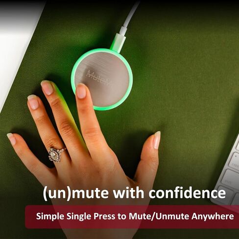 MuteMe - Illuminated Capacitive Touch Mute Button for Zoom, Teams, Google Meet & More (As Seen on Shark Tank)! Free Windows / Mac Software Required To Use MuteMe. in Kuwait