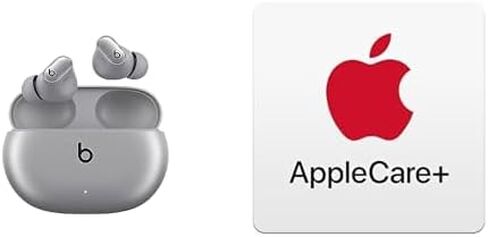 Beats Studio Buds + | True Wireless Noise Cancelling Earbuds, Enhanced Apple & Android Compatibility, Built-in Microphone, Sweat Resistant Bluetooth Headphones, Spatial Audio - Cosmic Silver in Saudi Arabia