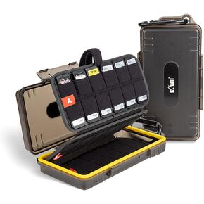 45 فتحة (15 XQD+30 SD) منظم حامل تخزين بطاقات الذاكرة لبطاقة XQD SD/SDHC/SDXC CFepress من النوع A، حقيبة حمل بطاقة SD XQD مقاومة للصدمات والماء مع ملصقات in Kuwait