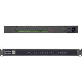 DC 16 Channel VBR CCTV 12V 20A Distributed Power Supply Rack Mount, PTC Reset Fuse,（UPS） Uninterruptible Power Supply System Function，Adjustable Output Voltage，for Security Cameras, DVR，NVR in Kuwait