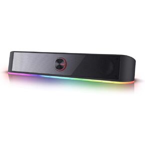 Redragon GS560 RGB Desktop Soundbar, 2.0 Channel Computer Speaker with Dynamic RGB Audio-Light Sync/Display w/Volume Knob, USB Powered w/ 3.5mm Cable, Pink in Kuwait