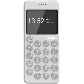 بونكت. هاتف محمول MP02 4G LTE Minimalist - هاتف خلوي غير مقفل مع شريحة Nano-SIM، نقطة اتصال Wi-Fi، ذاكرة وصول عشوائي 2 جيجابايت + تخزين 16 جيجابايت، بلوتوث، أمان رقمي، نطاق متعدد - أزرق فاتح
