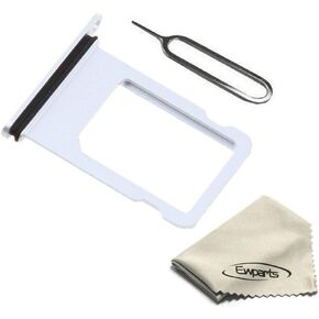 Ewparts Replacement Part for iPhone 8 Sim Card Tray (Black) in Saudi Arabia