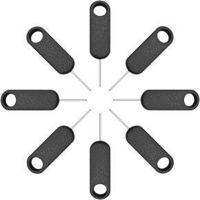 مجموعة YOASIUX لشريحة بطاقات سيم مزيل أداة مفتاح لآي باد سامسونج جالاكسي الهاتف الذكي/التابلت والمزيد (8 حزم) in Kuwait