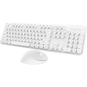 Wireless Keyboard and Mouse Cute Retro Typewriter for PC in Kuwait