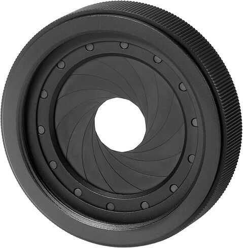 Adjustable Iris Aperture Diaphragm M30 to M37 Iris Aperture Diaphragm Adapter Optical Diaphragm 1.5-26mm Lens Module Adapter Ring Optics PVS-14 PVS-31 Optics in Kuwait