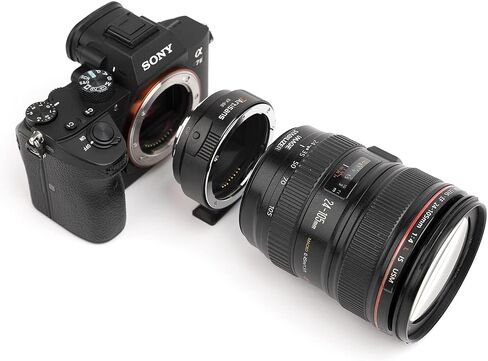 7artisans EF-SE محول عدسة التركيز التلقائي Speedbooster حلقة محول متوافقة مع عدسة Canon EF/EF-SE وكاميرا Sony E-Mount لسوني A6400، A7M3، A7M4، ZVE10 in Kuwait