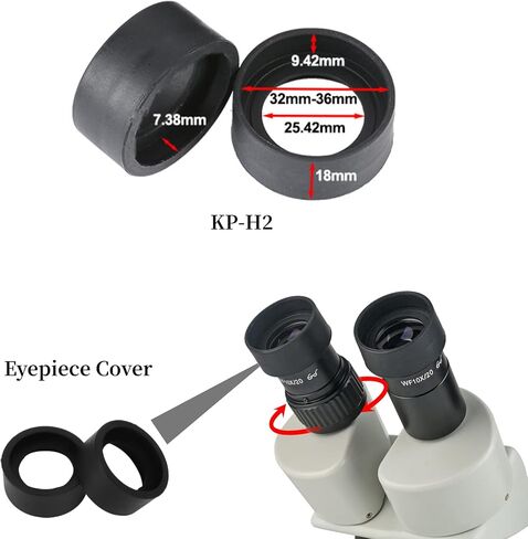AUNMAS 36mm Soft Rubber Eyepiece Cover for Stereo Microscopes in Kuwait