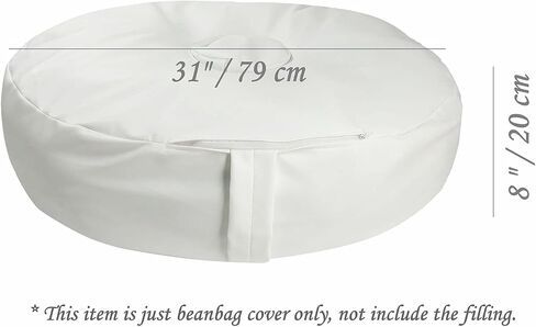 Honra Orraphtstu Newborn Baby Photography Props Beanbag Posing Photoshoot Professional Cover Filling Not Included (Beige) in Saudi Arabia