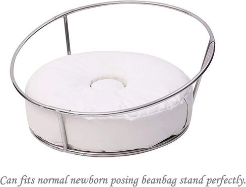 Honra Orraphtstu Newborn Baby Photography Props Beanbag Posing Photoshoot Professional Cover Filling Not Included (Beige) in Saudi Arabia