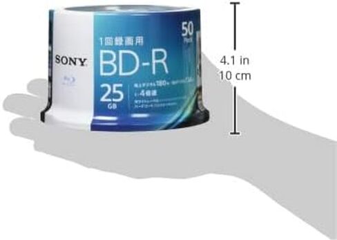 SONY video for a Blu-ray disc 50BNR1VJPP4 (BD-R 1 layer: 4-speed 50 sheets pack)(Japan Import-No Warranty) in Saudi Arabia
