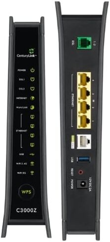 مودم ZyXEL C3000Z ثنائي النطاق 802.11b/g/n Gigabit لـ CenturyLink (متجدد) in Saudi Arabia