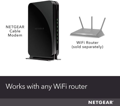 NETGEAR Cable Modem with Voice CM500V - For Xfinity by Comcast Internet & Voice | Supports Cable Plans Up to 300 Mbps | 2 Phone lines | DOCSIS 3.0 (Renewed) in Saudi Arabia