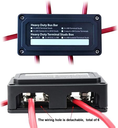 300A Bus Bar Power Distribution Block with 4xM8 (5/16") Studs in Saudi Arabia