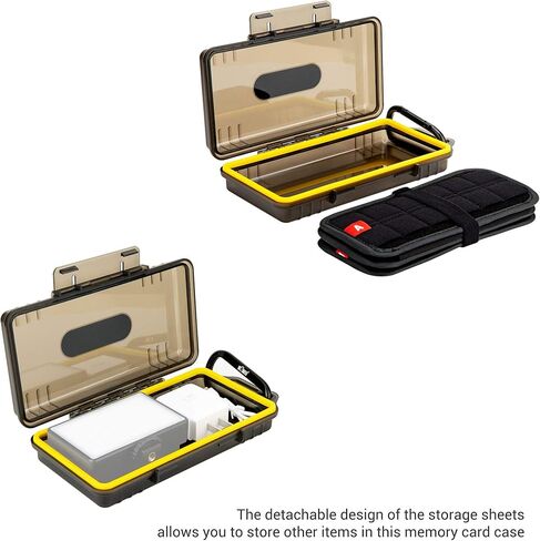 45 فتحة (15 XQD+30 SD) منظم حامل تخزين بطاقات الذاكرة لبطاقة XQD SD/SDHC/SDXC CFepress من النوع A، حقيبة حمل بطاقة SD XQD مقاومة للصدمات والماء مع ملصقات in Kuwait