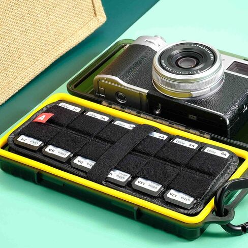 45 فتحة (15 XQD+30 SD) منظم حامل تخزين بطاقات الذاكرة لبطاقة XQD SD/SDHC/SDXC CFepress من النوع A، حقيبة حمل بطاقة SD XQD مقاومة للصدمات والماء مع ملصقات in Kuwait