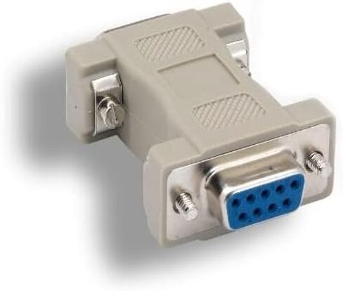 KENTEK DB9 9 Pin to HD15 VGA 15 Pin Video Adapter Changer Coupler for Multi-Sync Molded RS-232 in Saudi Arabia