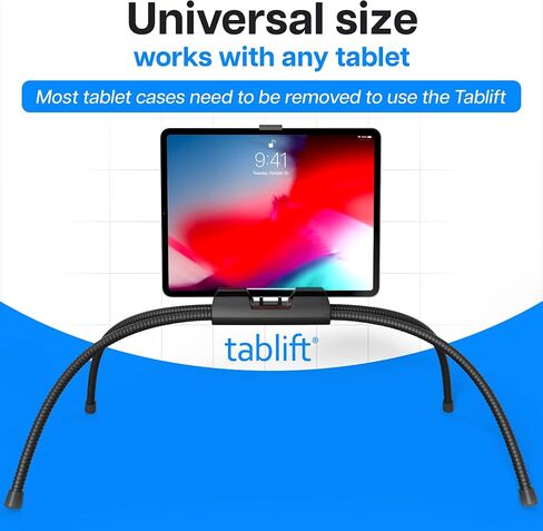 MaxPro Universal Tablet and Phone Stand for Bed — Patented Hands-Free Holder with Flexible Gooseneck Legs, 5 Viewing Angles, Fits Any iPad, Tablet, or Phone with or Without Case in Kuwait