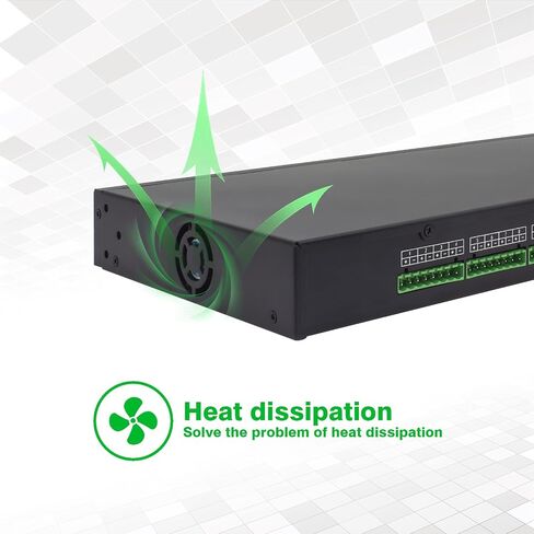 DC 16 Channel VBR CCTV 12V 20A Distributed Power Supply Rack Mount, PTC Reset Fuse,（UPS） Uninterruptible Power Supply System Function，Adjustable Output Voltage，for Security Cameras, DVR，NVR in Kuwait