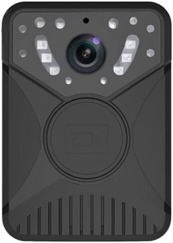 كاميرا Yingshiwei كاميرا الجسم لمدة 10 ساعات للرؤية الليلية للبطارية، مقاومة للماء، كاميرا الجسم مع تسجيل صوتي يمكن ارتداؤها 128 جيجا 2.0 بوصة LCD للرؤية الليلية بالأشعة تحت الحمراء in Kuwait