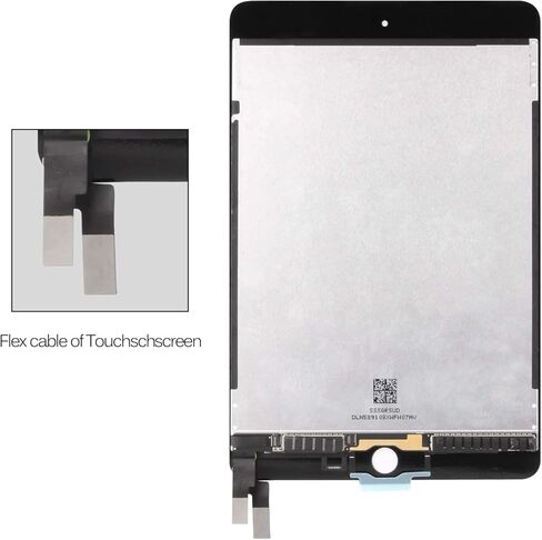 A-MIND لجهاز iPad Mini 4 A1538 A1550 شاشة بديلة LCD تعمل باللمس محول رقمي مجموعة كاملة مع مجموعة أدوات حماية وإصلاح الشاشة (أسود) in Kuwait