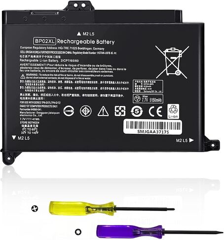 BP02XL 849909-850 استبدال بطارية الكمبيوتر المحمول HP Pavilion 15-AU 15-AW Series 15-AU057CL 15-AU030WM 15-AU063NR 15-AU123CL 15-AW002LA 15-AW053NR 15-AU091NR 15-AU023CL P/N BPO2XL TPN-Q 172 849569- 541 in Saudi Arabia