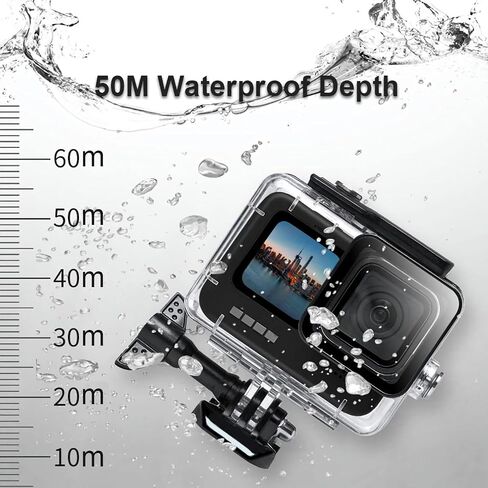 Accessories Kit for Gopro Hero 13 Black Accessory Bundle Waterproof Housing Case Filter Silicone Protector Lens Screen Tempered Glass Head Chest Strap Mount Set for Gopro13 HERO13 in Saudi Arabia