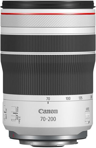 عدسة Canon RF 70-200mm f/4L هي عدسة USM (4318C002) + مجموعة مرشح + حافظة غطاء + مجموعة تنظيف + المزيد (متجددة) in Saudi Arabia
