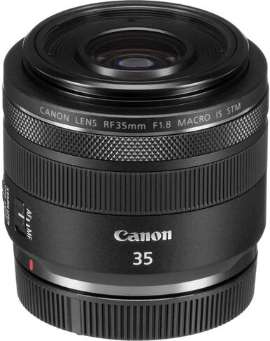 Canon RF 35mm f/1.8 is Macro STM Lens (2973C002) + Filter Kit + Lens Pouch + Cap Keeper + Cleaning Kit + More (Renewed) in Saudi Arabia