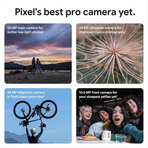Google Pixel 8 Pro - هاتف ذكي يعمل بنظام Android مع عدسة Telephoto وشاشة Super Actua - بطارية تدوم 24 ساعة - خليجي - 128 جيجابايت in Saudi Arabia
